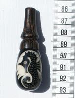 Seahorse tagua pipe